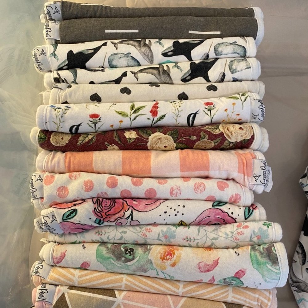 Copper Pearl Burp Cloth Bundle (15)